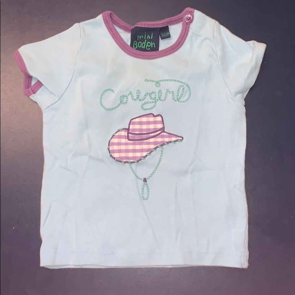 girls mini boden cowgirl shirt